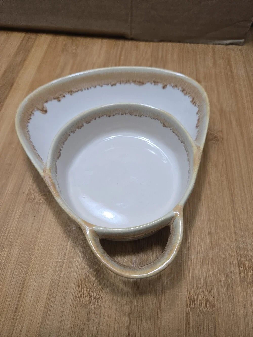 Soup Cracker Bowls –Set of 2 White Glaze Oven/Microwave Safe